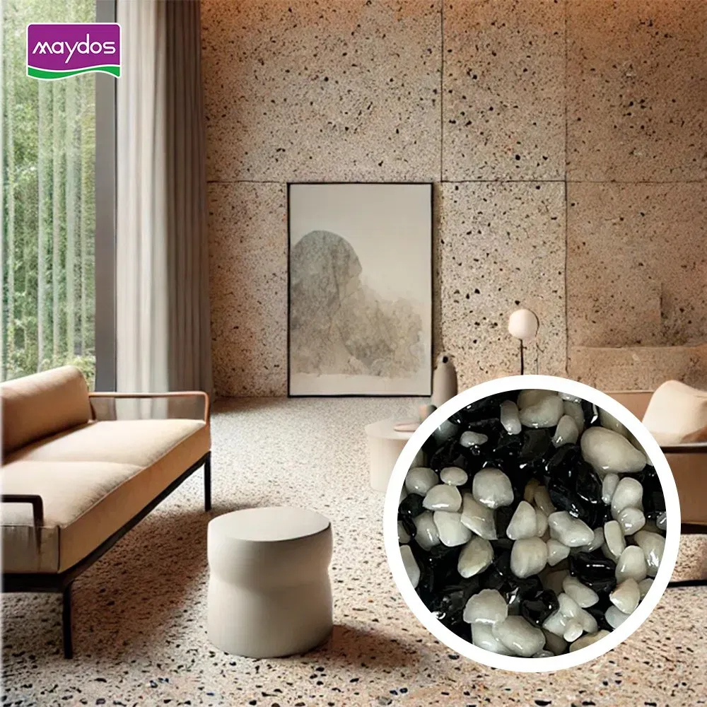 Specialist Resin-Washed Stone Floor Resin-Coated Liquid Building Coating for Wall Floor Application