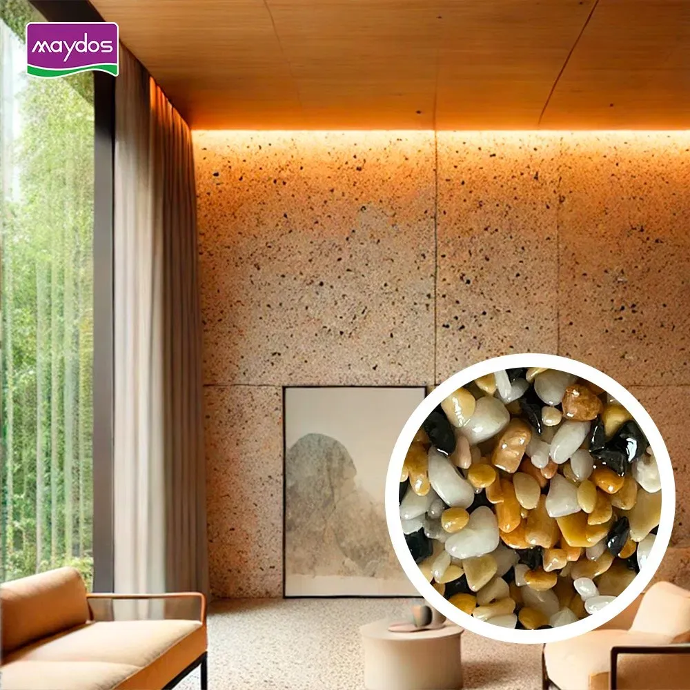 Premium Resin-Washed Stone Liquid Coating for Floor and Wall Application for Residential Use