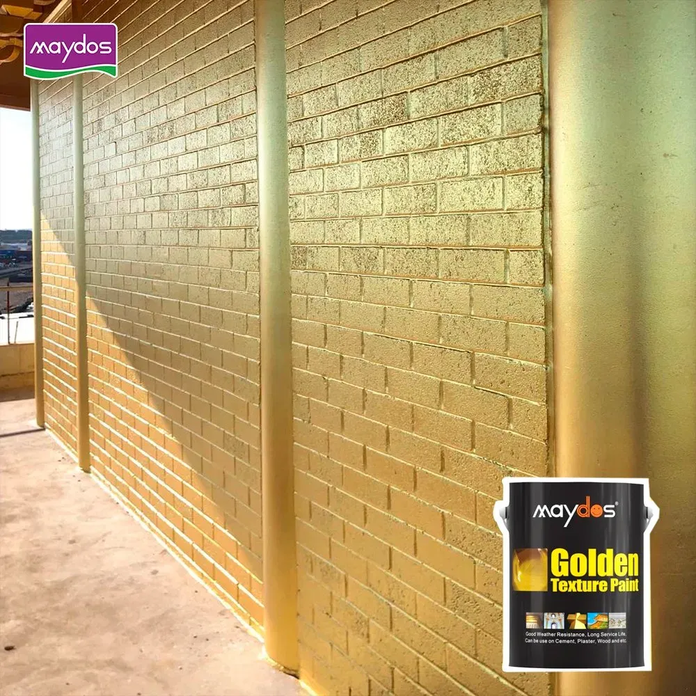 Outdoor Water-Based Gold Acrylic Paint Gold Foil Paint