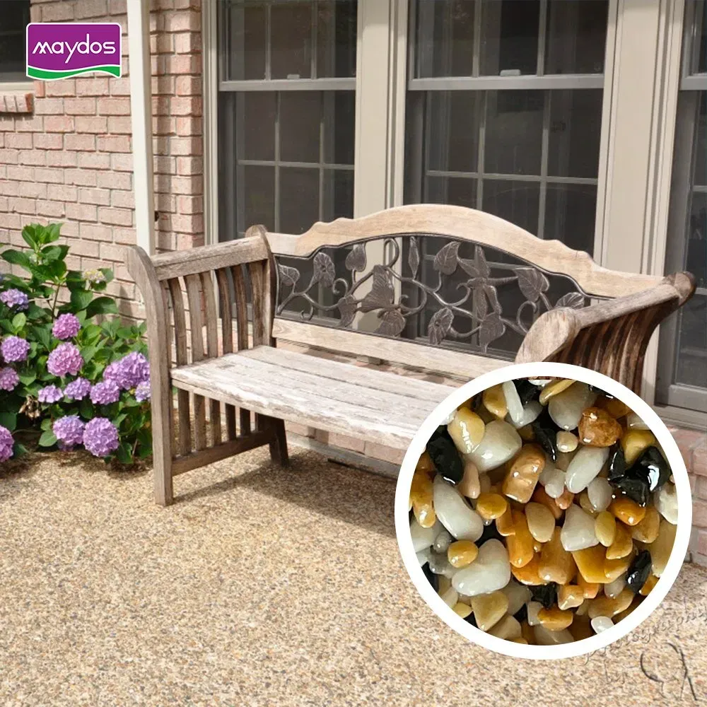 Specialist Resin-Washed Stone Floor Resin-Coated Liquid Building Coating for Wall Floor Application