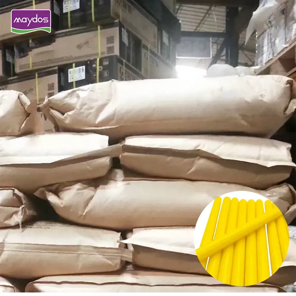 Non Toxic Hot Melt Glue Pellets EVA Hot Melt Glue Tube Hot Melt Rod Glue 25kg for Edge Banding
