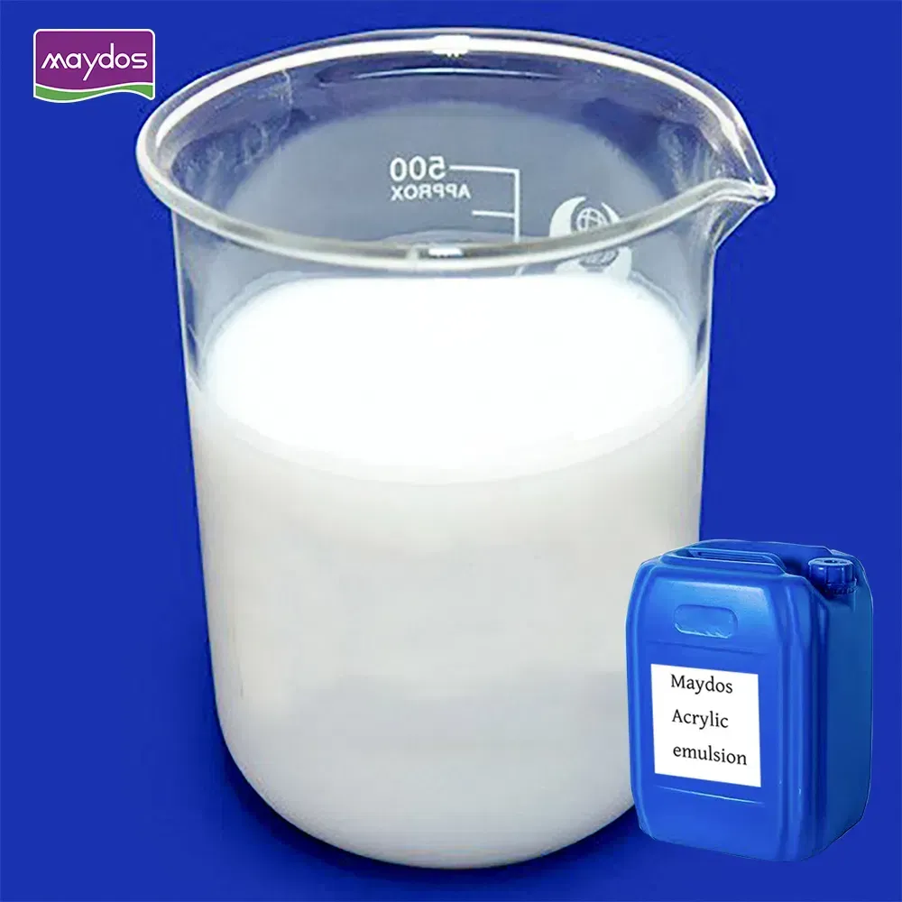 Low Voc Acrylic Emulsion Acrylic Polymer Emulsion Excellent Transparency Styrene Acrylic Emulsion for Interior Wall Paint