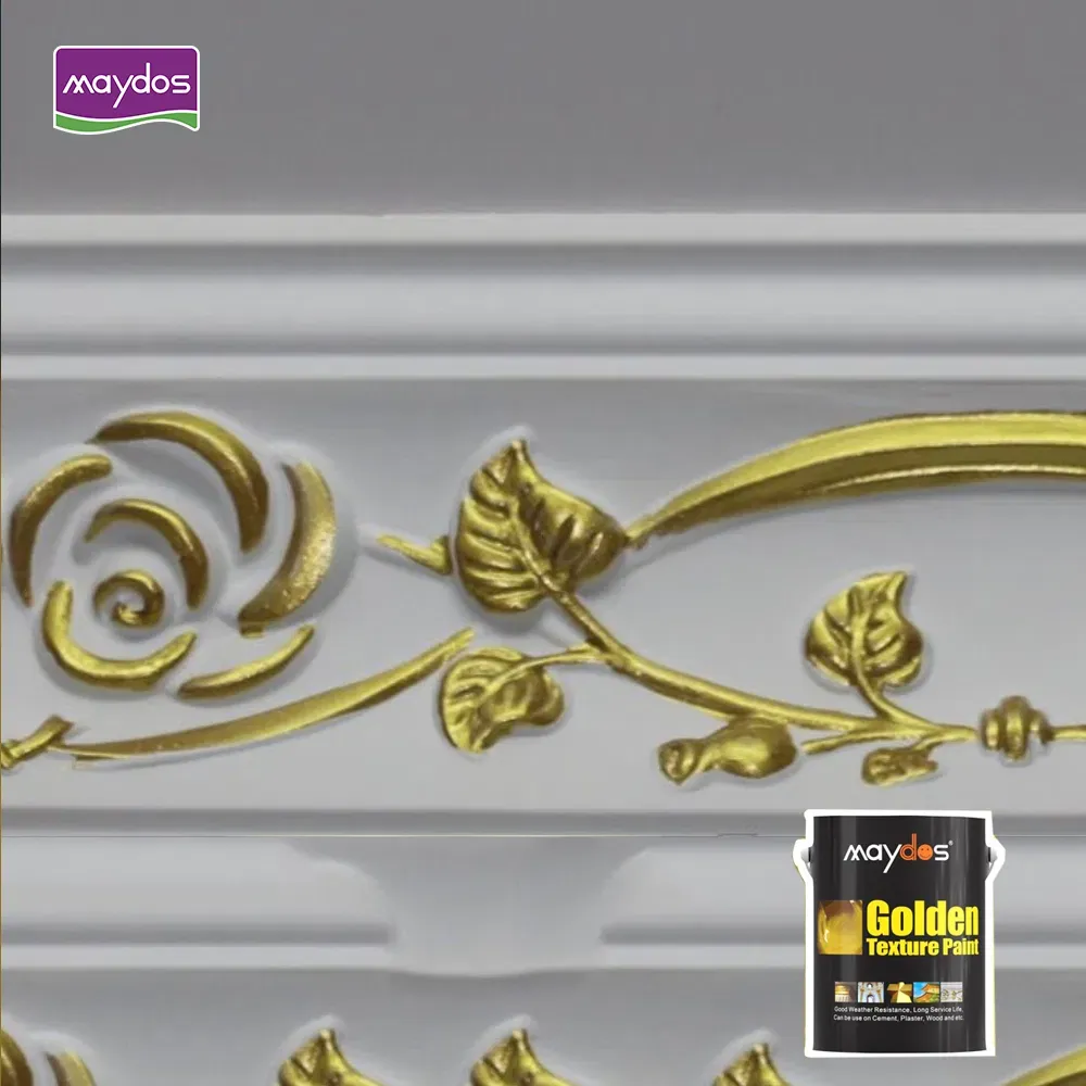 Hot Sale Metallic Gold Spray Paint Golden Acrylic Paint Glitter Wall Paint