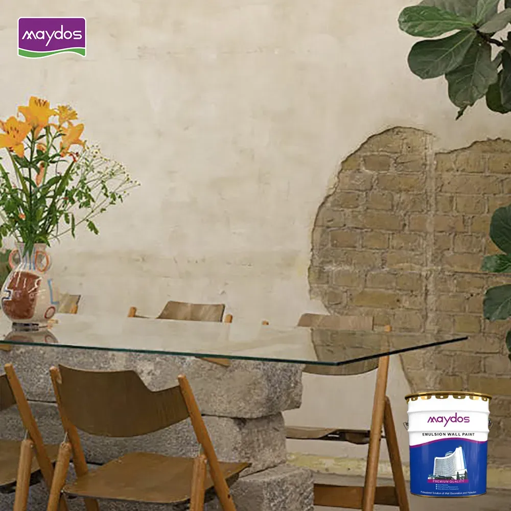 Household Essential Anti-Mildew Wall Paint Hinding Flecks Plaster Paste for Wall