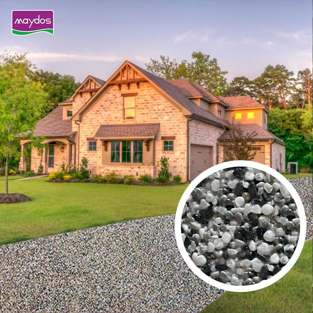 Premium Resin-Washed Stone Liquid Coating for Floor and Wall Application for Residential Use