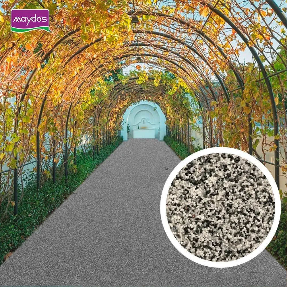 Specialist Resin-Washed Stone Floor Resin-Coated Liquid Building Coating for Wall Floor Application