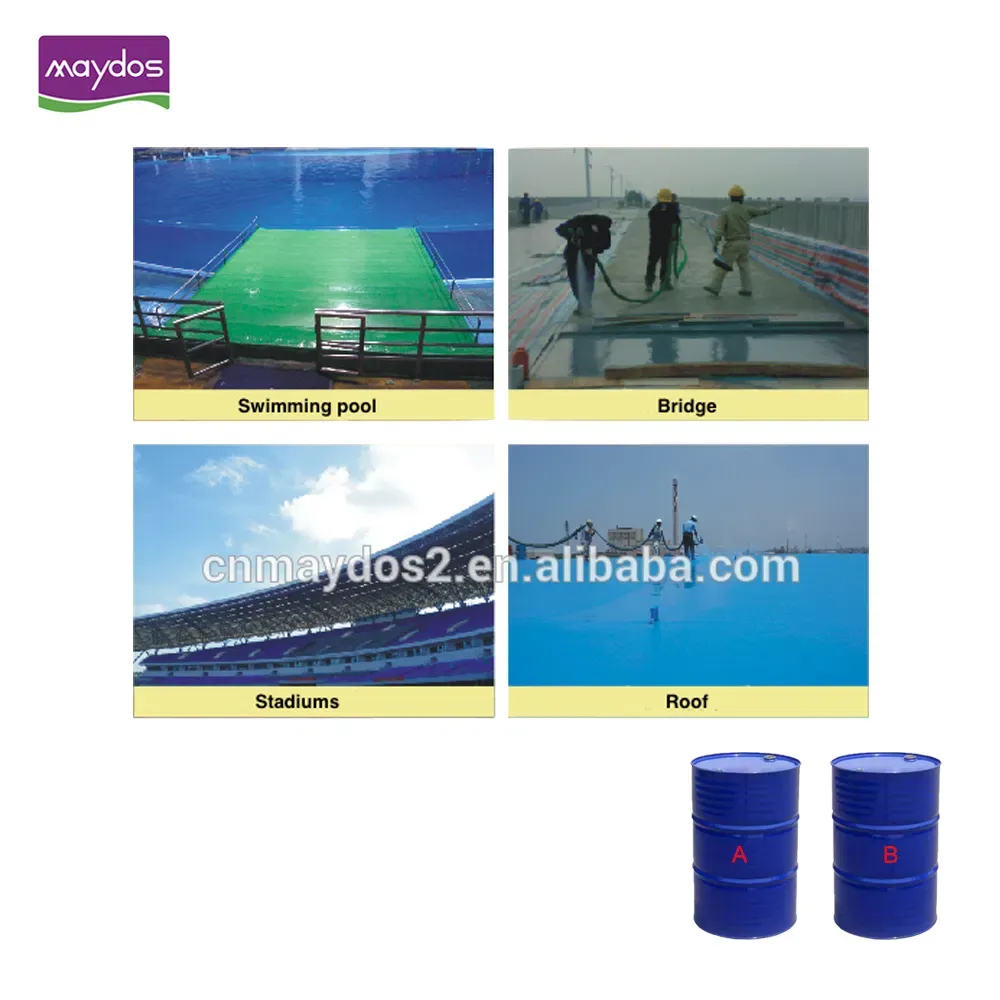 Premium Industrial Hydrophobic Coating Roof Waterproof Agent Pool Polyurea Coating Paint Spray with High Impact Resistance