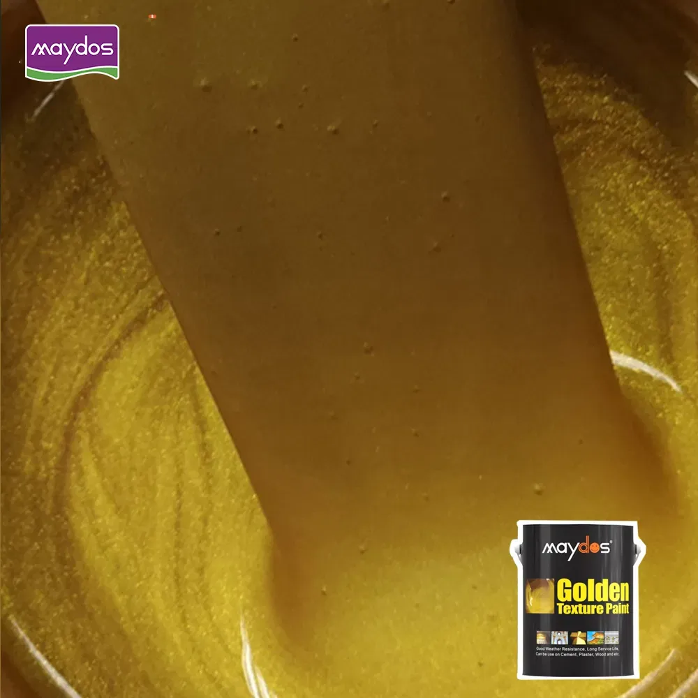 Private Label Real Gold Color Paint Gold Mirror Paint Golden Acrylic Paint Outdoor Wall Coating