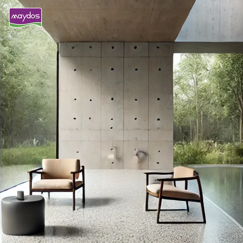 Specialist Resin-Washed Stone Floor Resin-Coated Liquid Building Coating for Wall Floor Application