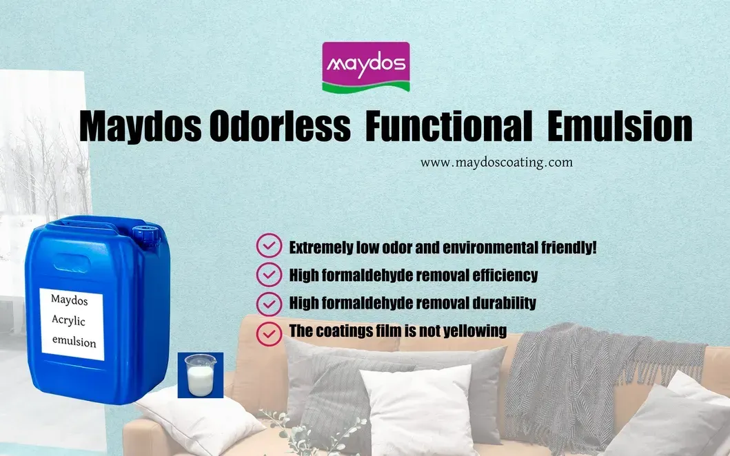 Maydos Emulsion Odorless Functional Acrylic Emulsion Acrylic Polymer Emulsion for Acrylic Paint Interior House Wall Coating