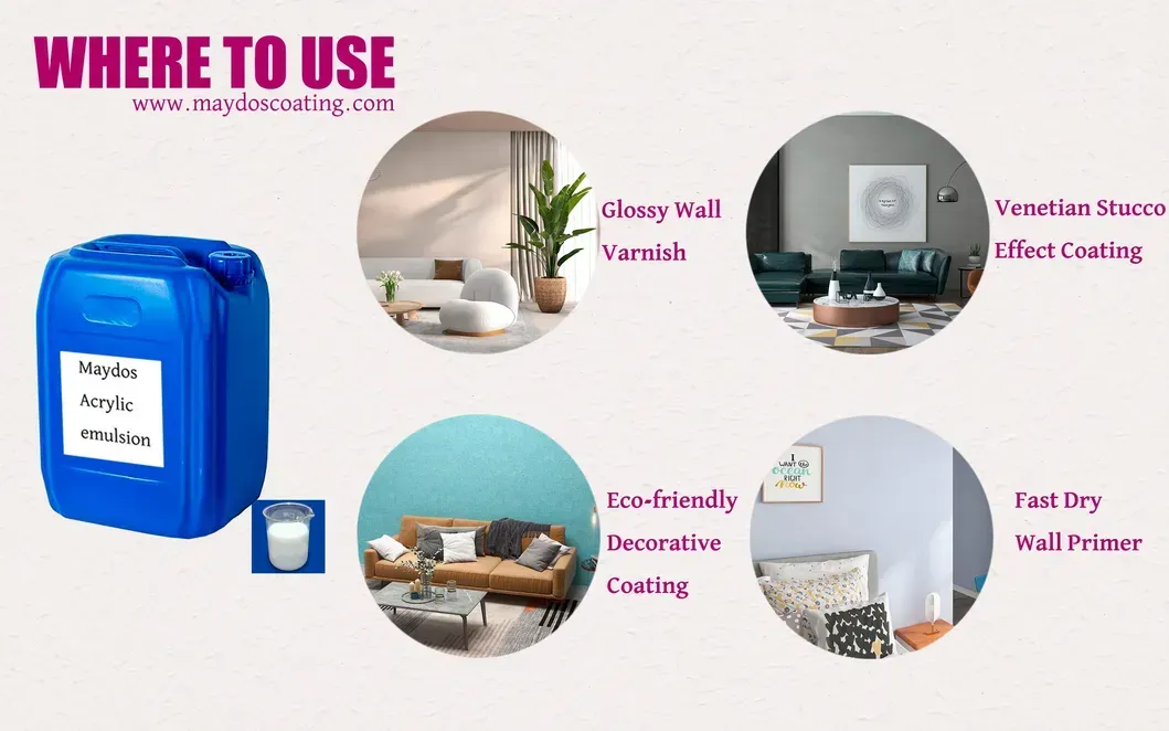 Premium Acrylic Resin Emulsion Acrylic Emulsion for Acrylic House Paint Interior Wall Coating Paint
