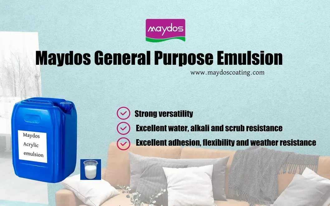 Free Sample Acrylic Emulsion Resin Styrene Acrylic Emulsion for Acrylic Paint House Interior Wall Coating