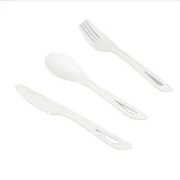 2023 innovative products biodegradable cornstarch cutlery set Eco friendly biodegradable cutlery
