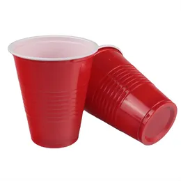 New design wholesale price transparent plastic cup 5oz PS double wall cup custom plastic cups