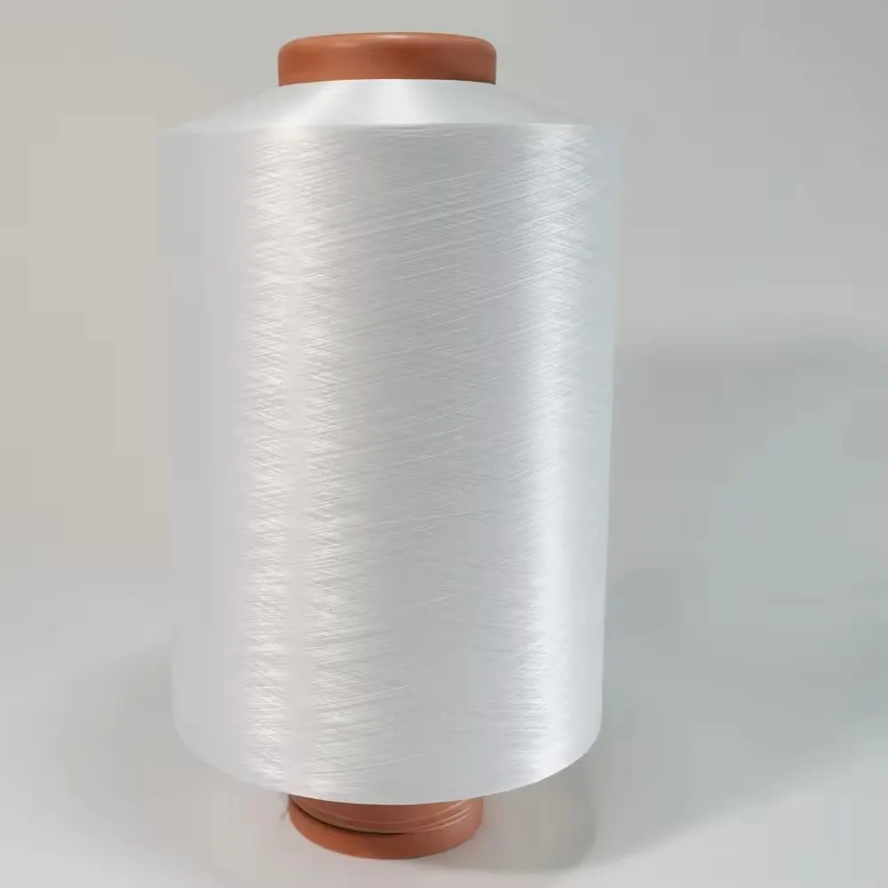 High Quality 150D/48F Semi Dull Raw White Polyester DTY Yarn for Knitting