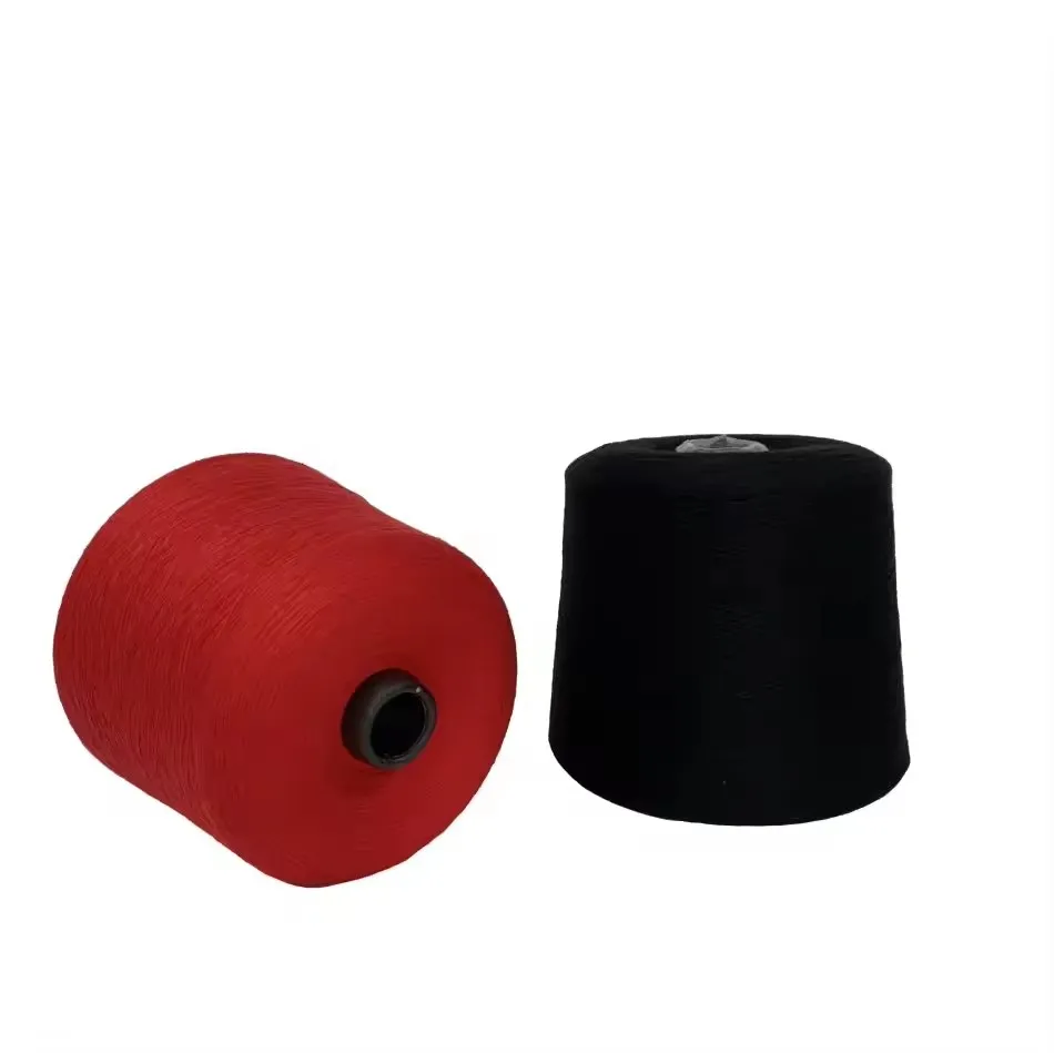 2/28s Core Spun Yarn - 50% Viscose, 28% Polyester, 22% Nylon Eco-Friendly Blended Yarn for Soft Warm Dress Knitting