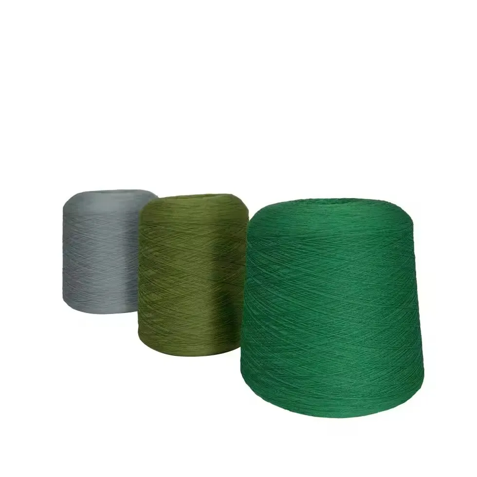 Low MOQ Free Sample Shipping Core Spun Blended Summer 60%PBT 40%Viscose Blended Yarn