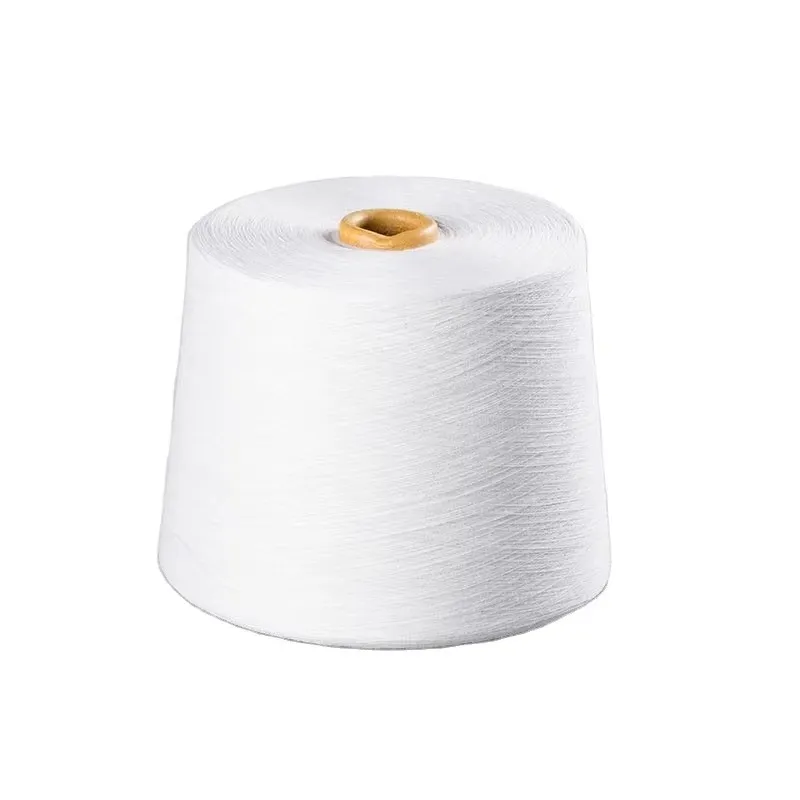 100% Bamboo Fiber Yarn 15S-80S Wholesale Siro Compact Yarn for Socks Raw White Yarn
