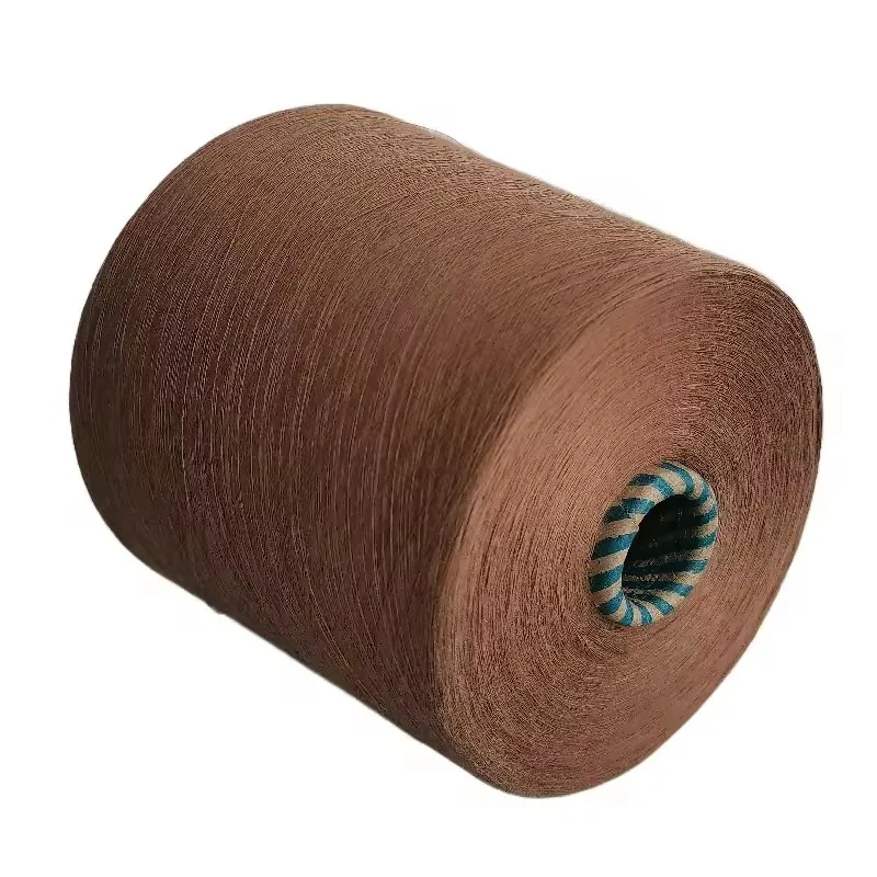 High Quality 100% Acrylic Yarn 21S Brown Knitting Sewing Weaving 100% Wool Yarn for Nnitting With Factory Price