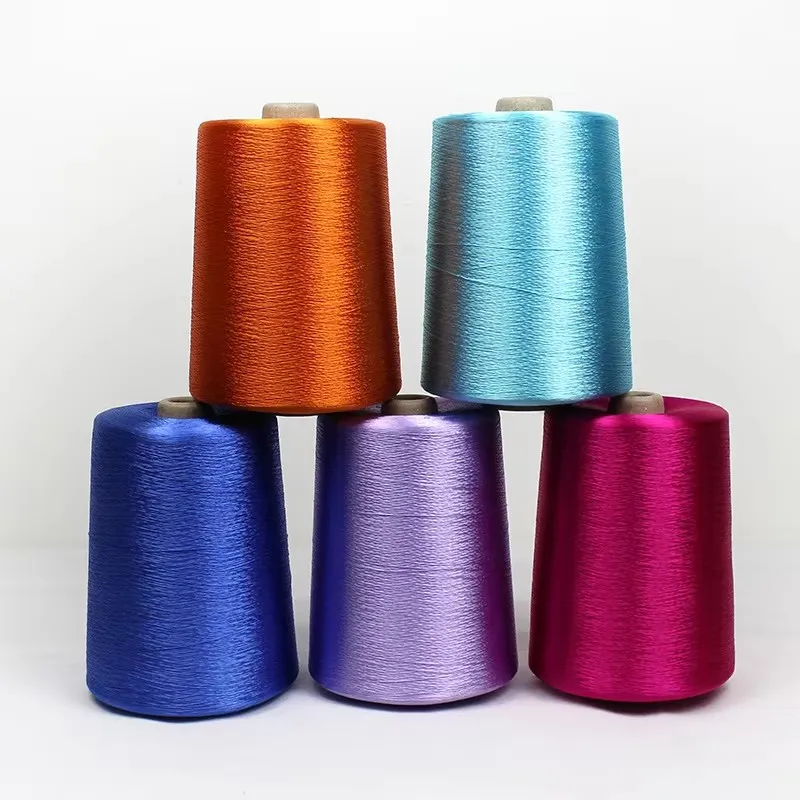 Bright Color 300D/60F 100% Viscose Rayon Filament Tube Yarn