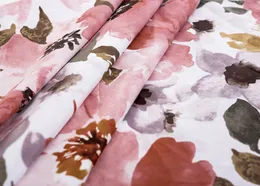 70 gsm 100% Polyester microfiber recycled printed AOP 280cm Disperse printing brushed fabric for home textile