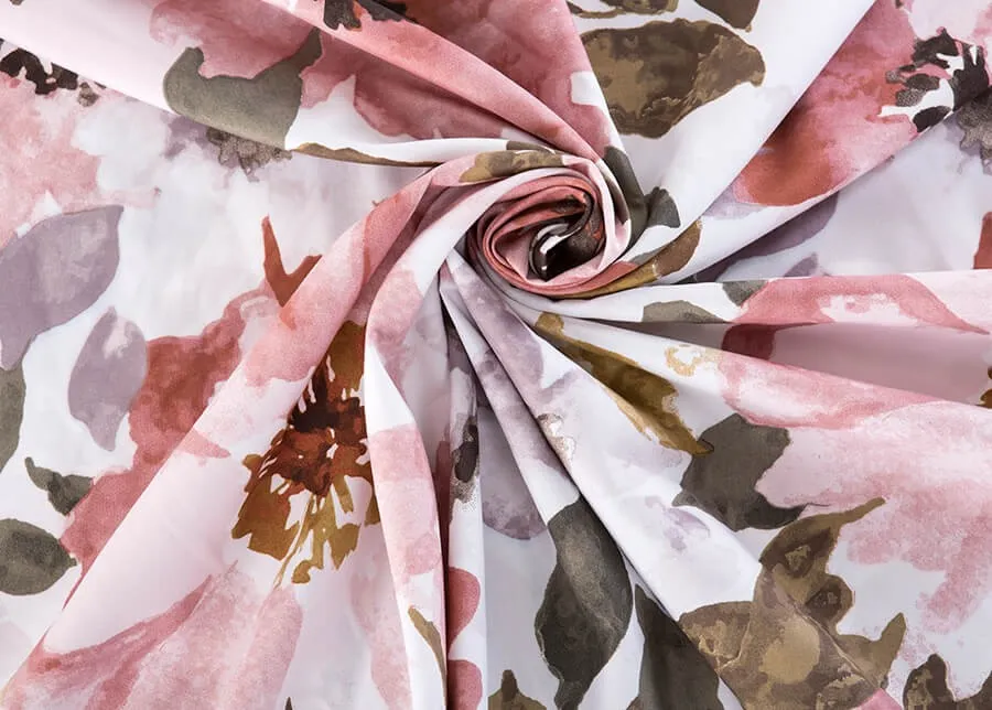 70 gsm 100% Polyester microfiber recycled printed AOP 280cm Disperse printing brushed fabric for home textile