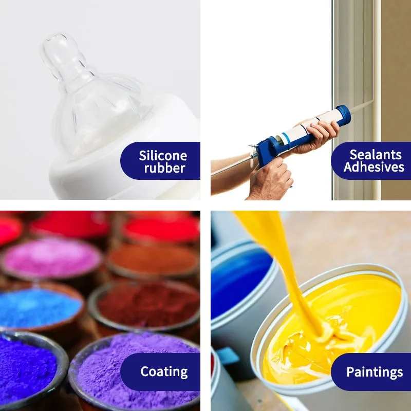 HIFULL HB-620 Anti-Sagging Agent Hydrophobic SiO2 Fumed Silica Powder Silicon Dioxide for Coating Rubber Manufacturer Price