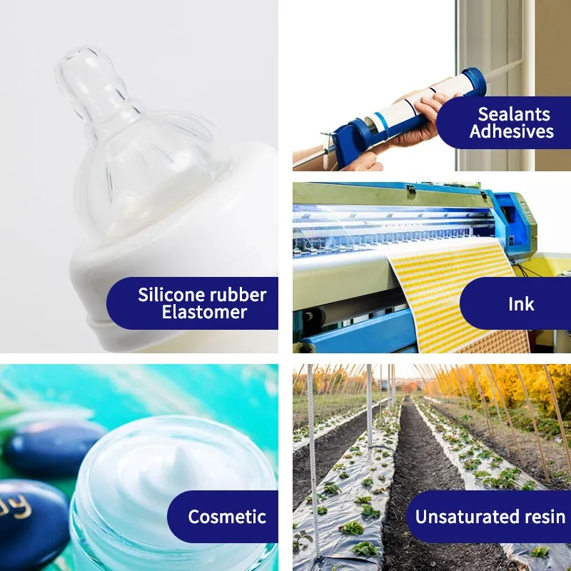 Amorphous Hydrophilic Nano Sio2 Powder 112945 52 5 Silicon Dioxide HL-200 for Adhesive Coatings UPR Fumed Silica