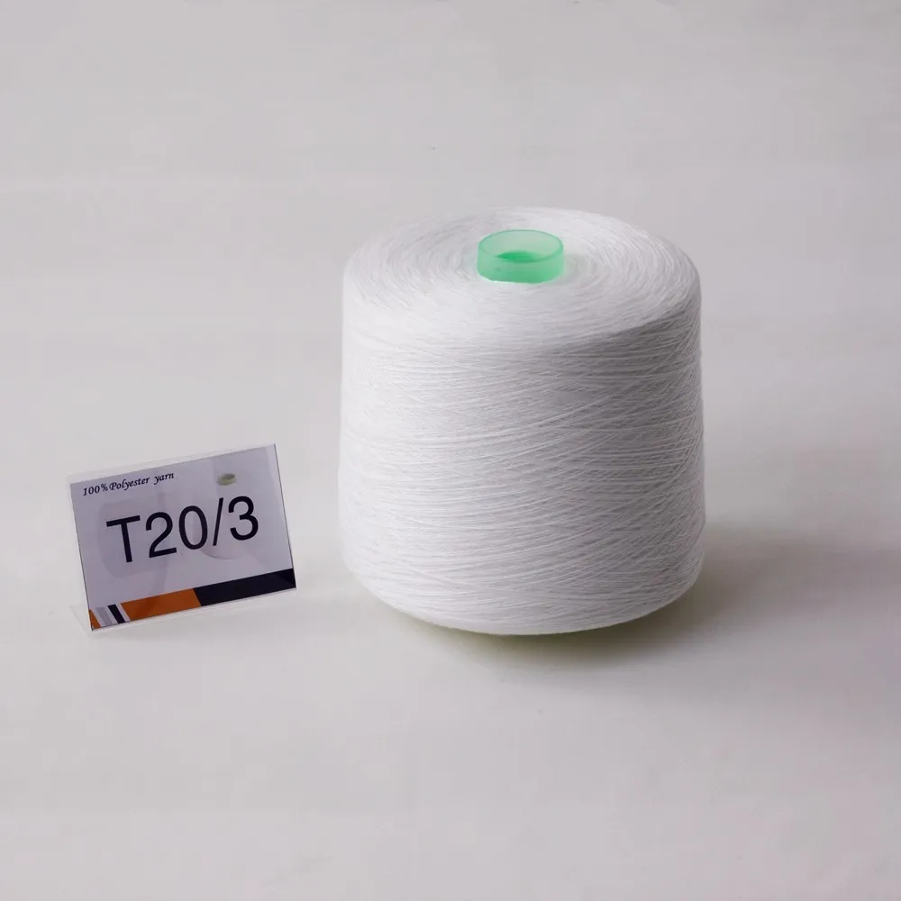 Factory Manufacturer 100% Spun Polyester Yarn 20/2/3 Polyester Sewing Thread