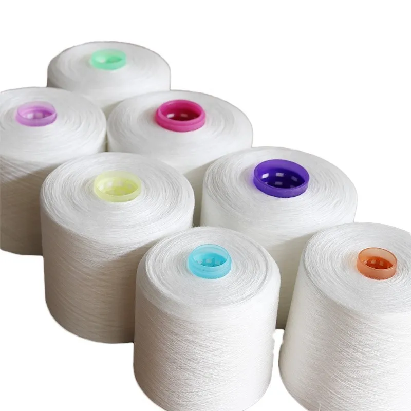 Factory Wholesale 20/2 30/2 40/2 50/3 100% Polyester Yarn for Sewing