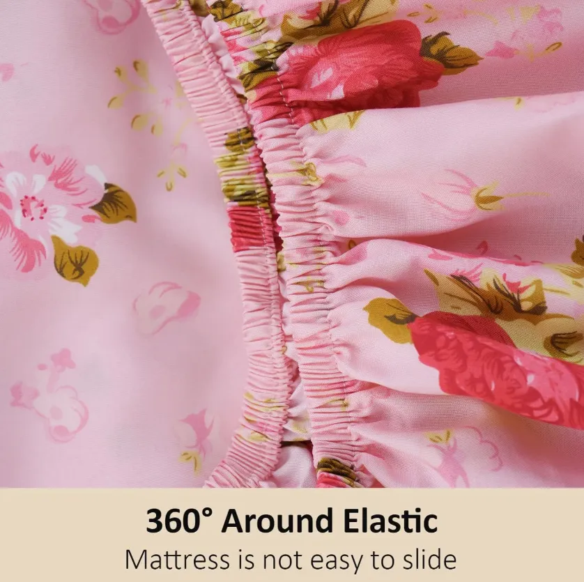 Tdd Bedding Set Fabric 100% Polyester Microfiber Fabric Peach Skin Printed