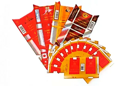 Cigarette packetprinting ink