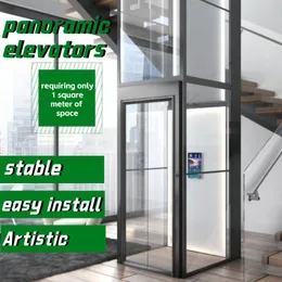 MNH2000, домашние лифты для вилл и лофт-помещений, лифты для индивидуальных жилых домов, платформенные лифты, панорамные лифты, компактные, стабильные, подъёмные лифты