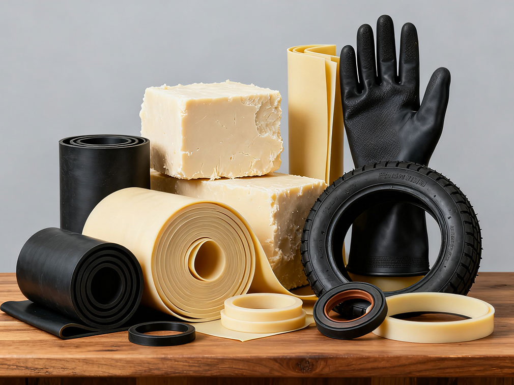 Mixtures of Natural Rubber and Synthetic Rubber (97.5% SMR20 + 2.5% SBR1502)
