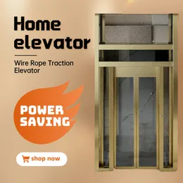 MNH3000, домашние лифты для вилл и лофт-помещений, лифты с тяговым канатом, самодельные жилые лифты, энергосберегающие, надежные