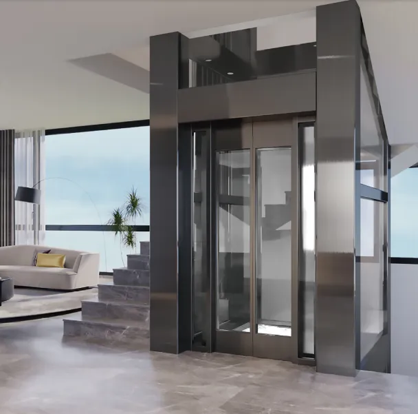 MNH5000, Villa and loft home elevators, steel belt traction elevators, self-built residential elevators, passenger elevators, energy-saving, stable and safe