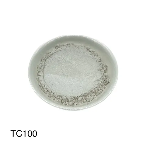 可靠的白色珠光颜料 TC100 - 工业应用用银白色云母粉