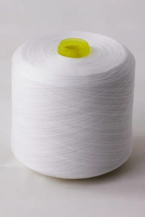 40/2 100% spun polyestersewing thread raw white
