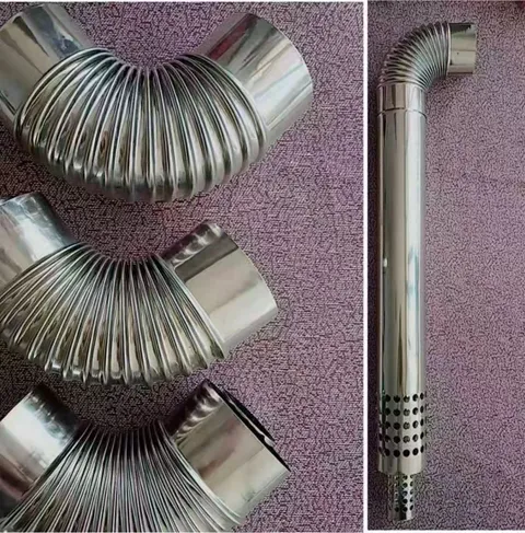 Stainless steel smoke exhaust pipe