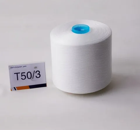 50/3 polyester yarn raw white