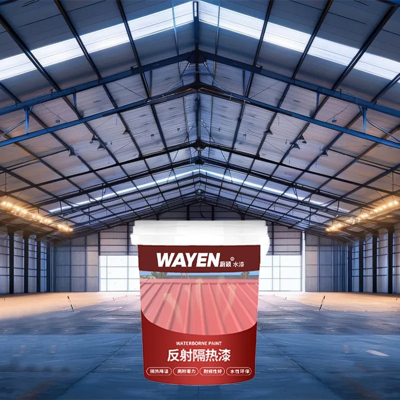 Eco-friednly Reflective Thermal Insulation Paint Weather Resistance Steel Roof Cooling High Adhesion Waterborne Reflective Paint