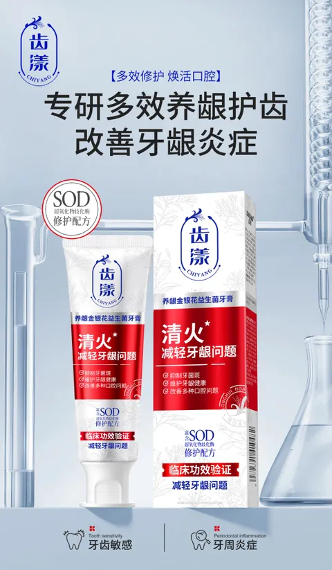 Teeth Rejuvenation - Multi effect Gingival Nourishing and Improving Gingival Inflammation