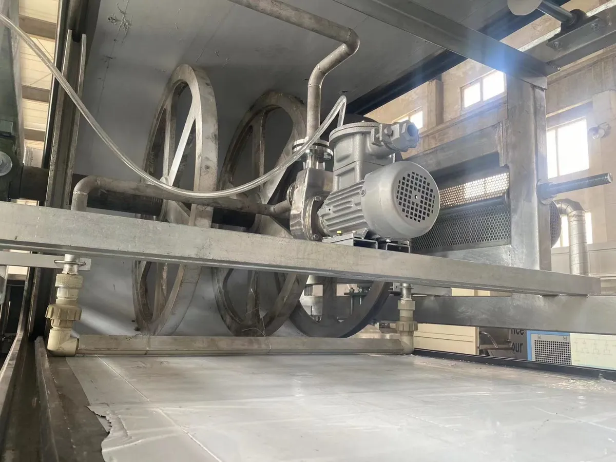 Double layer steel belt cooling resin flaker