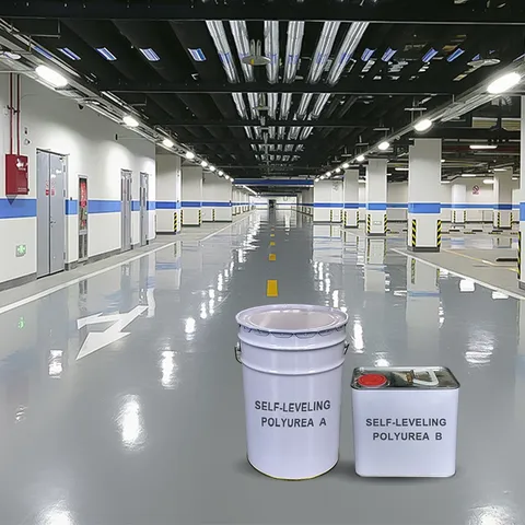 High Performance Self Leveling Polyurea Floor Paint for Garage and Workshop Floors