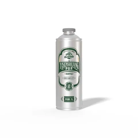 YISENSHUANG 11 Degree Lager-Style Craft Yellow Ale, 6 Bottles of 1L Each