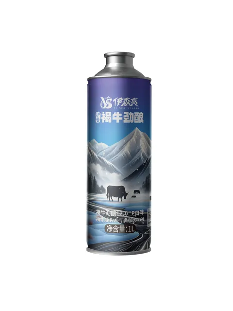 YISENSHUANG 12 Degree Craft SPTE Beer, 6 Bottles of 1L Each