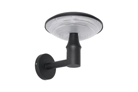 Moon Design Wall Light &ndash; Weatherproof Circular Lamp with Solar & Mains Power Options