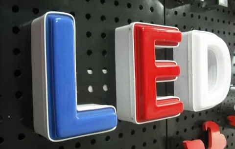Customizable Plastic Molded Light-Up Letters