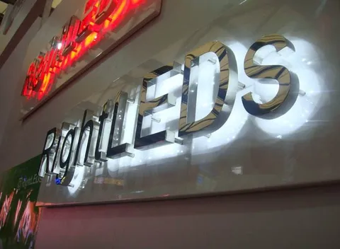 Customizable Stainless Steel Lighted Letters