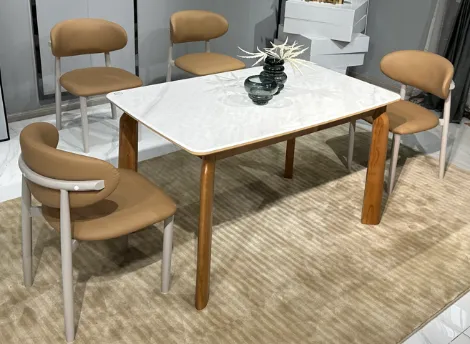 Light Walnut YG-1101 Desk 1.4 Meter with SY009